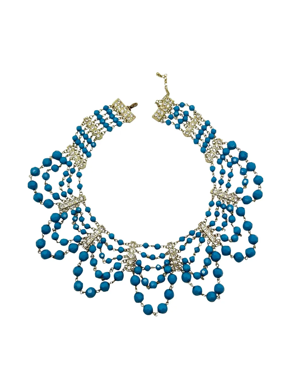 Jennifer Gibson Jewellery 2000s crystal Festoon necklace | Image 2