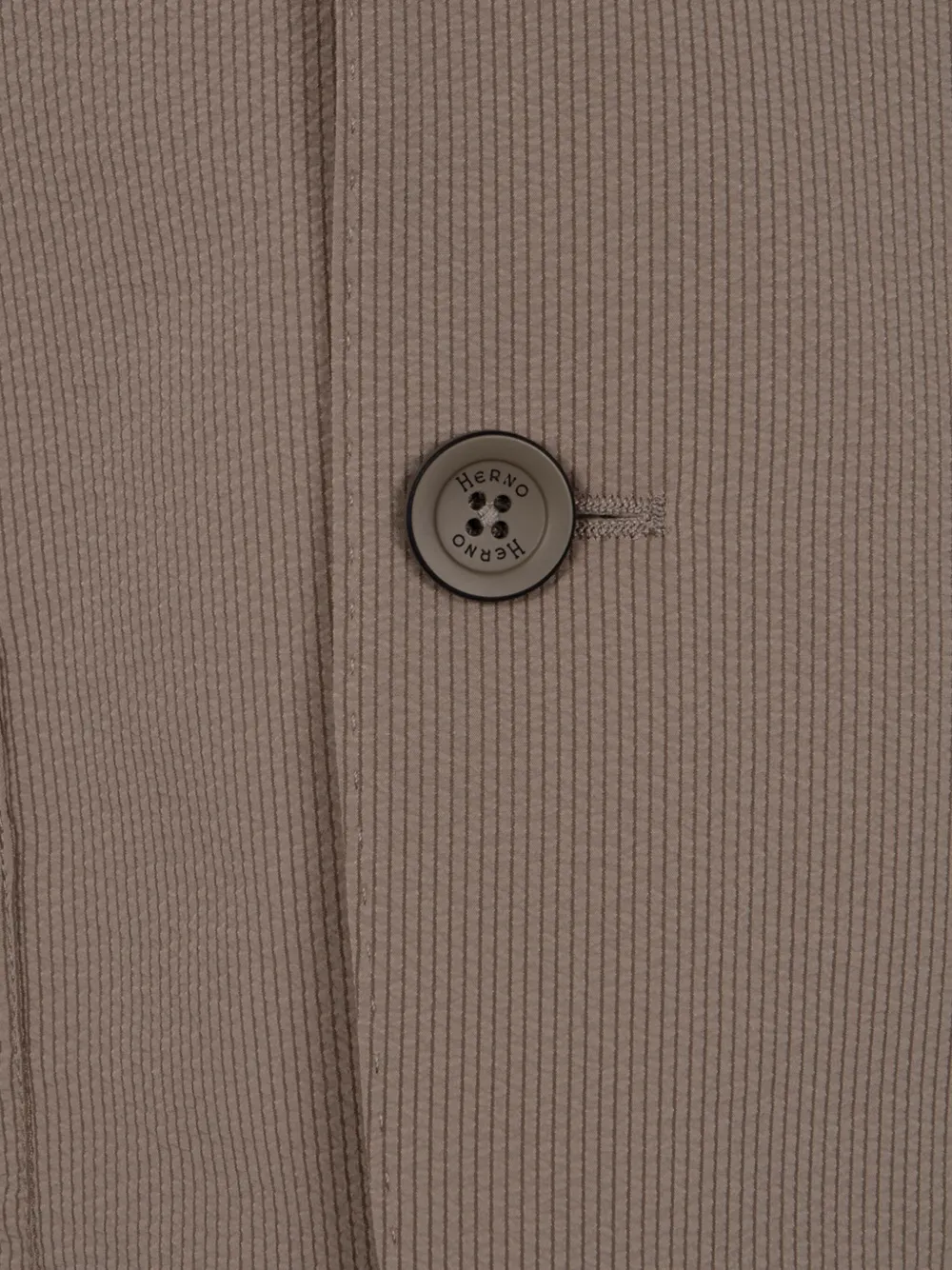 Herno Blazer met enkele rij knopen Beige
