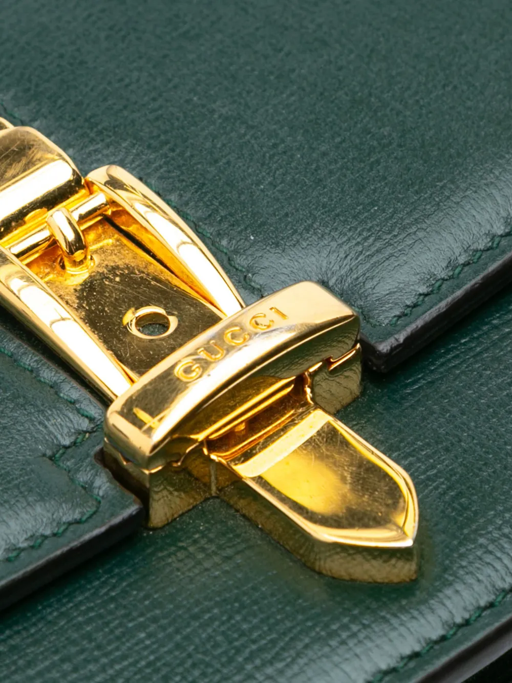 Gucci Pre-Owned Borsa a tracolla Sylvie 1969 in pelle mini 2016-2024 | Image 6