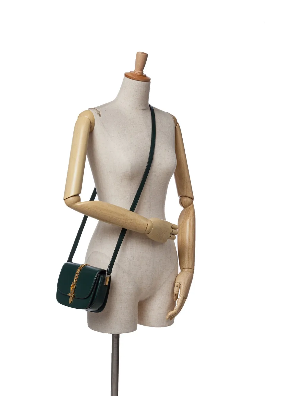 Gucci Pre-Owned Borsa a tracolla Sylvie 1969 in pelle mini 2016-2024 | Image 7
