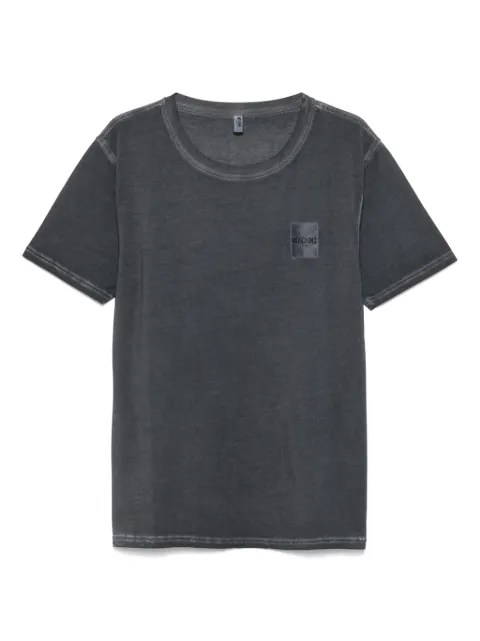 Moschino logo-patch T-shirt