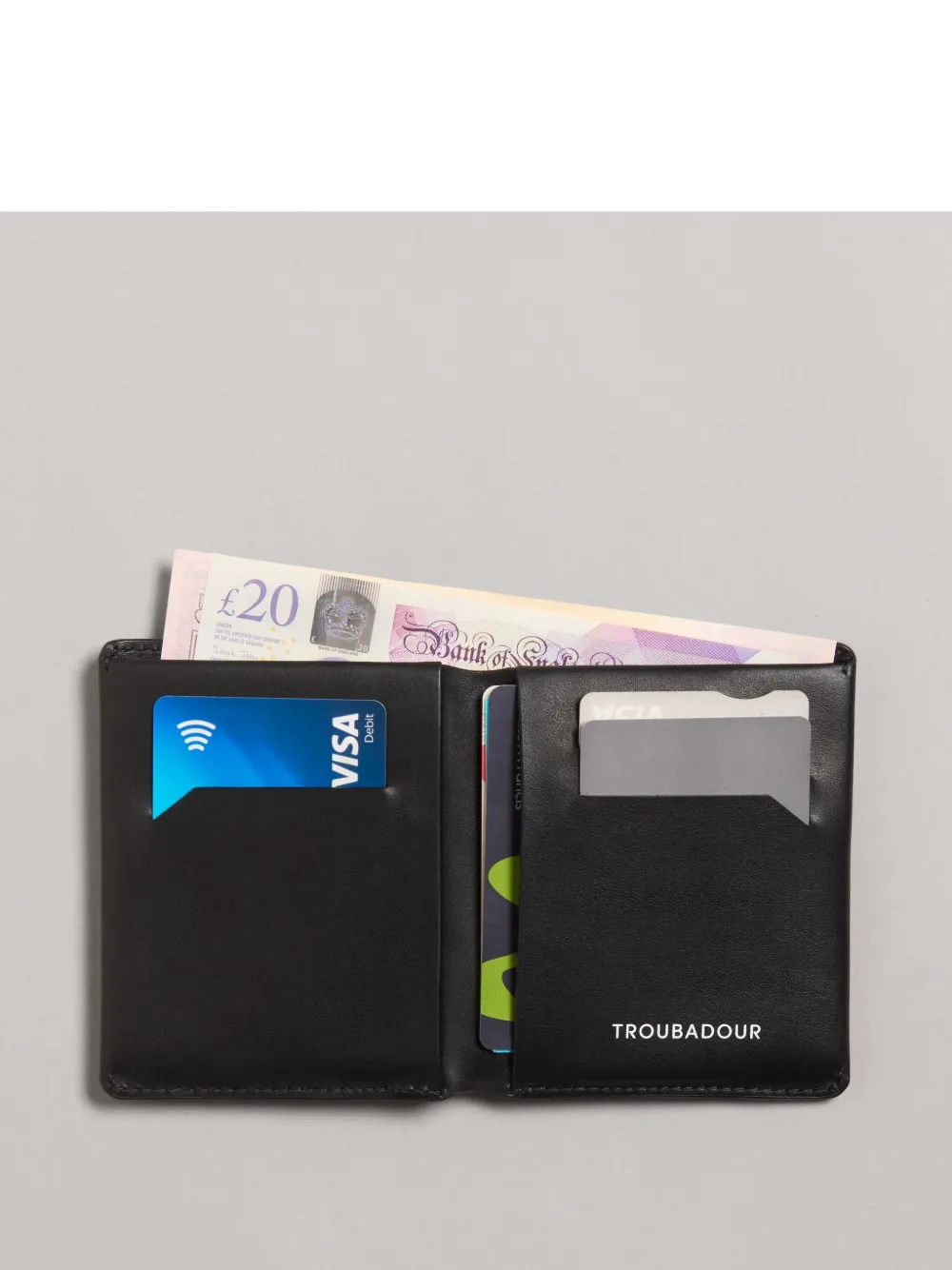 Shop Troubadour Leather Wallet In Black