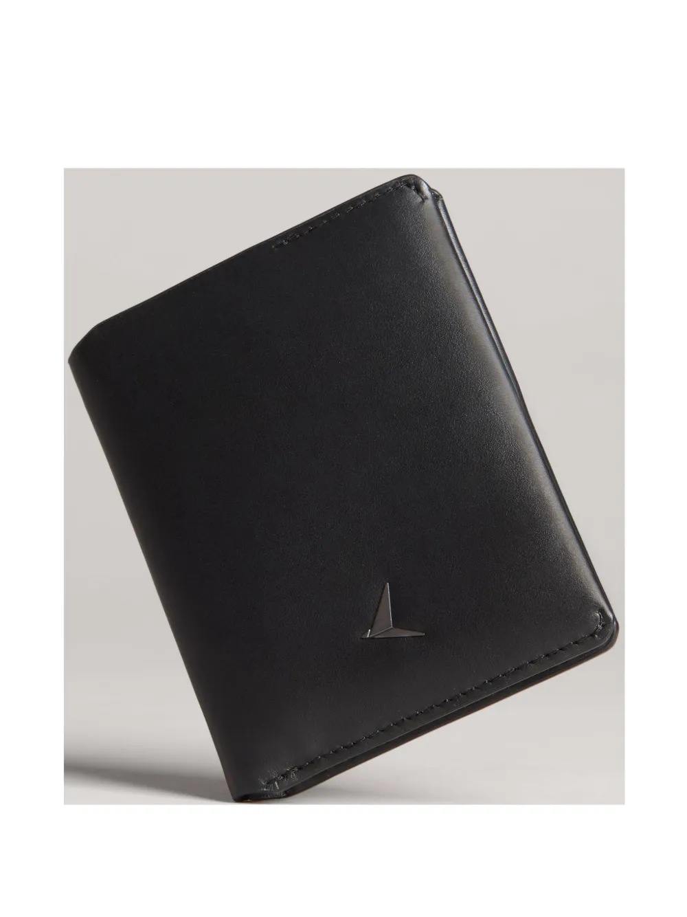 Shop Troubadour Smooth Leather Passport Wallet In Black