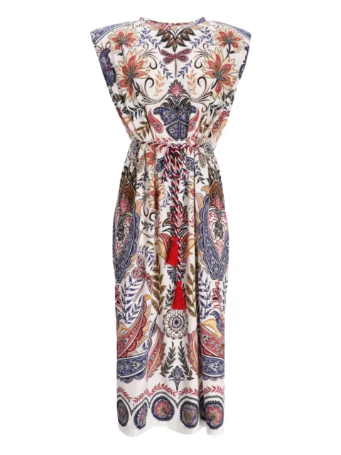 FARM Rio Boho Glam floral midi dress