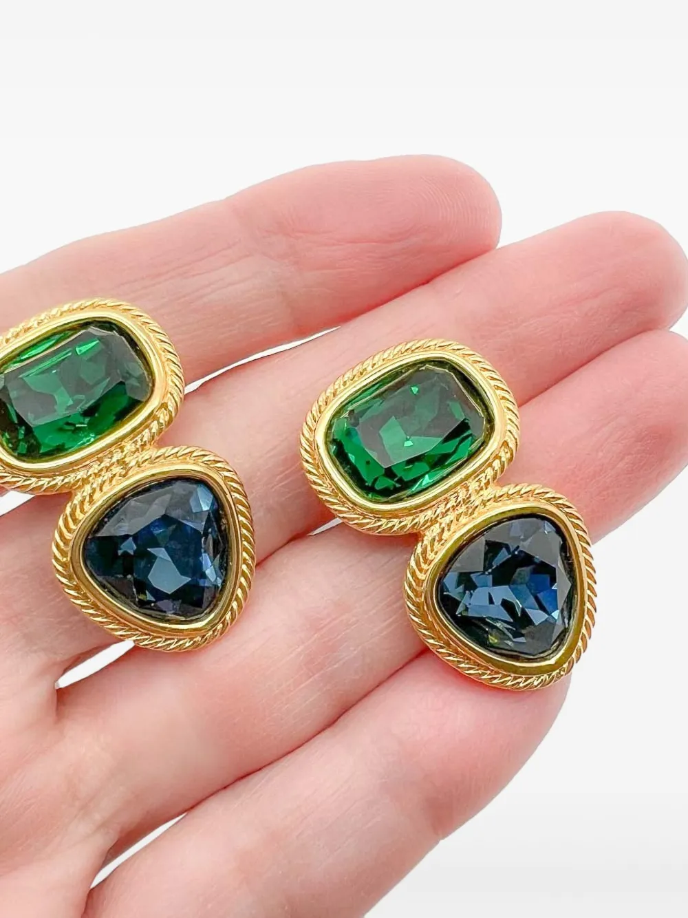 Jennifer Gibson Jewellery 1980s Napier Crystal earrings | Image 2