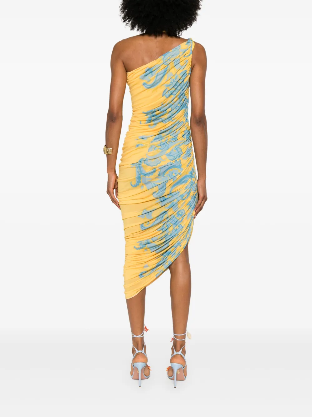 ETRO Gedrapeerde maxi-jurk Geel