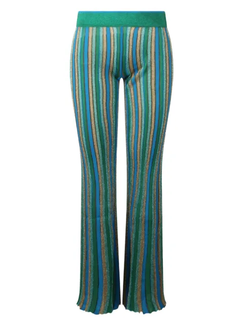 Circus Hotel striped flared trousers