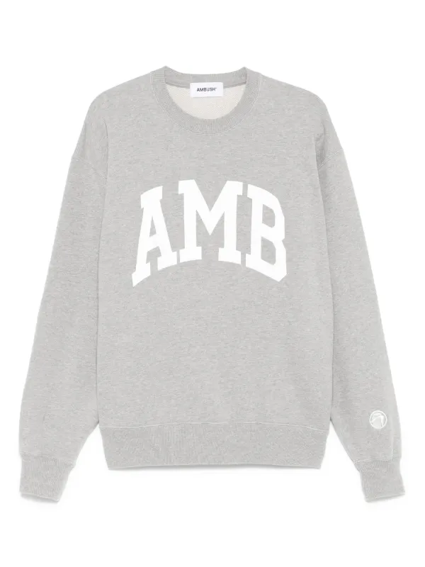 AMBUSH Amb グラフィック スウェットシャツ | グレー | FARFETCH JP