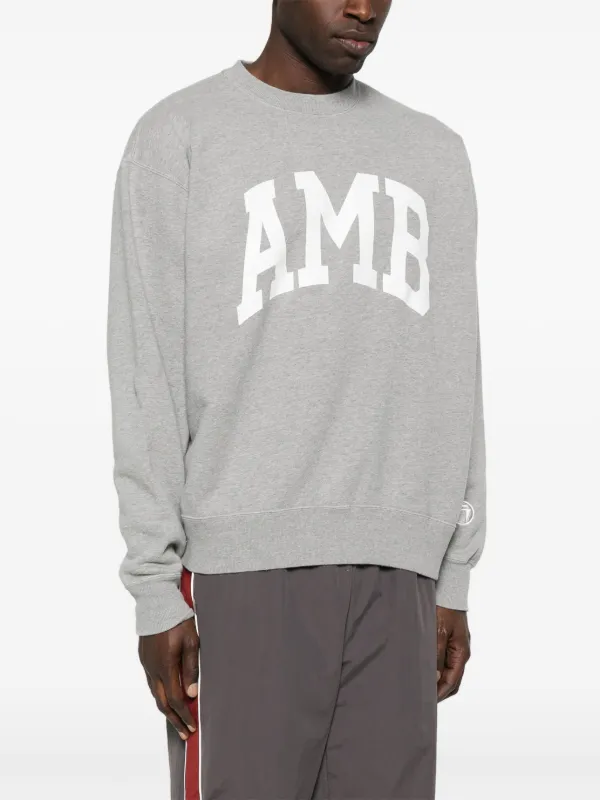 AMBUSH Amb グラフィック スウェットシャツ | グレー | FARFETCH JP