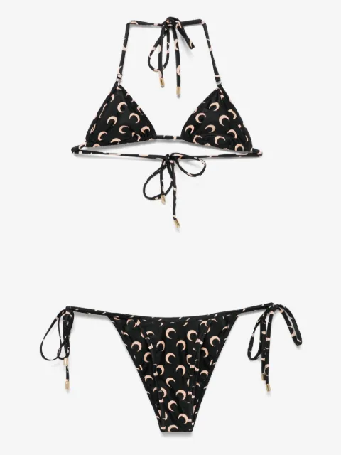 Marine Serre moon-printed bikini set