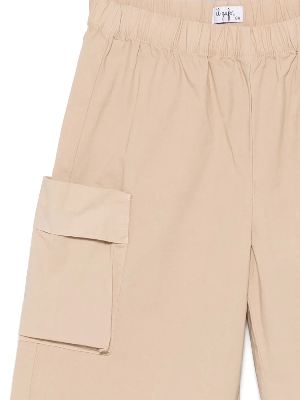 Shop Il Gufo Elasticated-waist Trousers In Neutrals