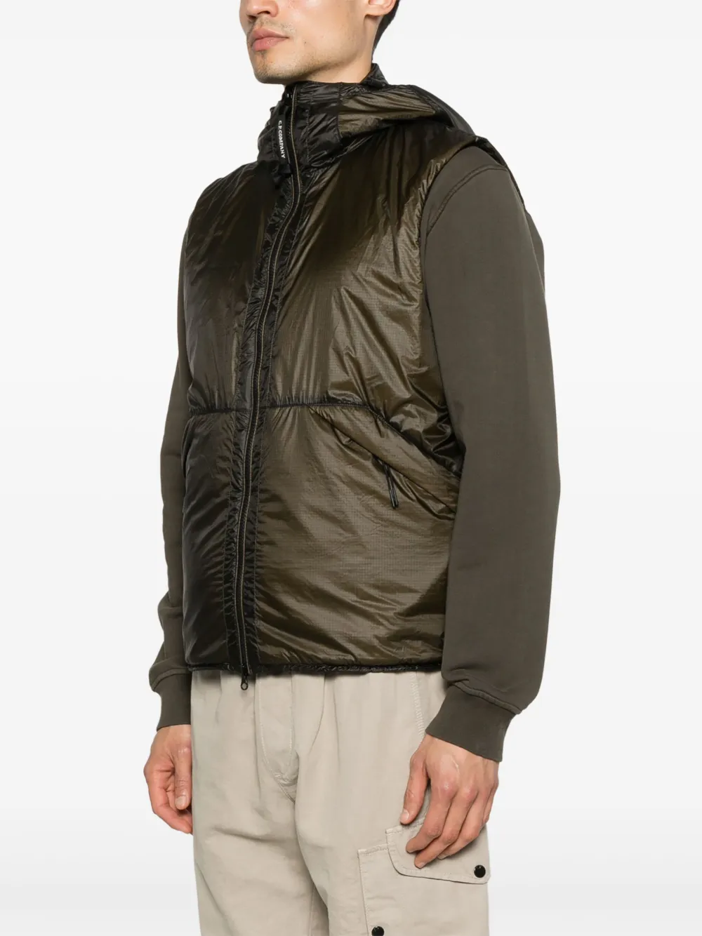 C.P. Company Nada shell vest Bruin
