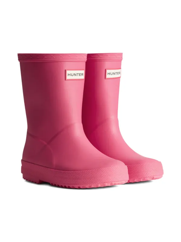 HUNTER レインブーツ ピンク