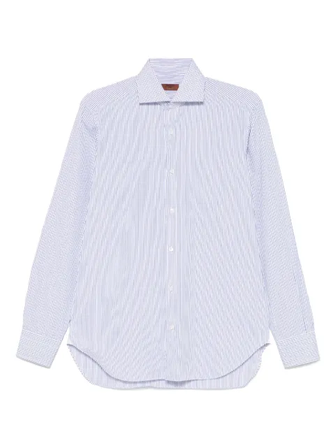 Barba camisa con rayas estampadas