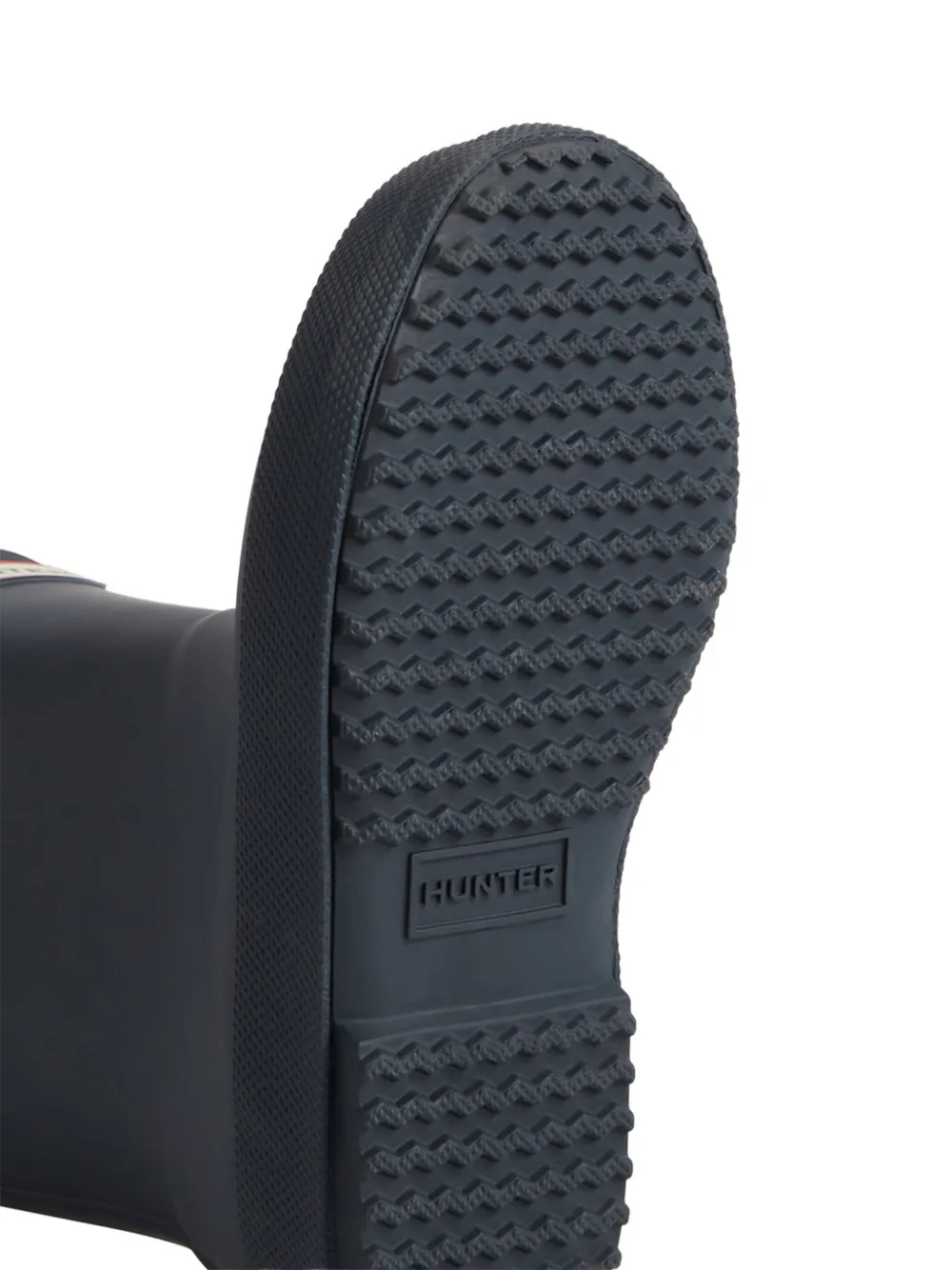 Hunter Kids logo-patch boots Blue