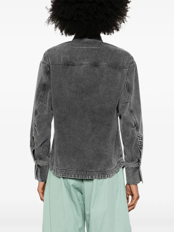 The Attico Eliza Shirt | Black | FARFETCH