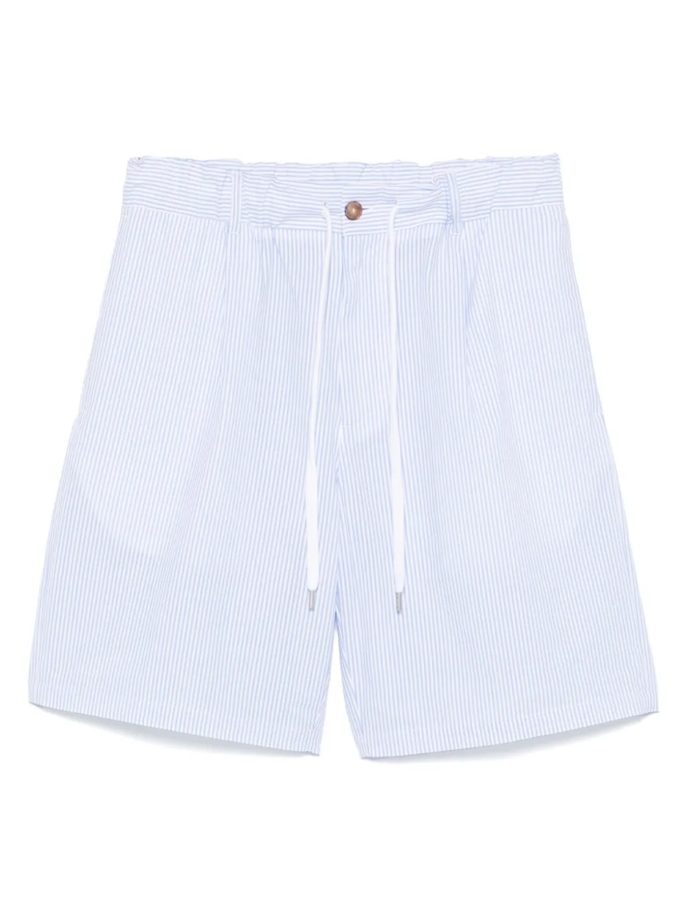 Tintoria Mattei short à rayures | bleu | Image 1