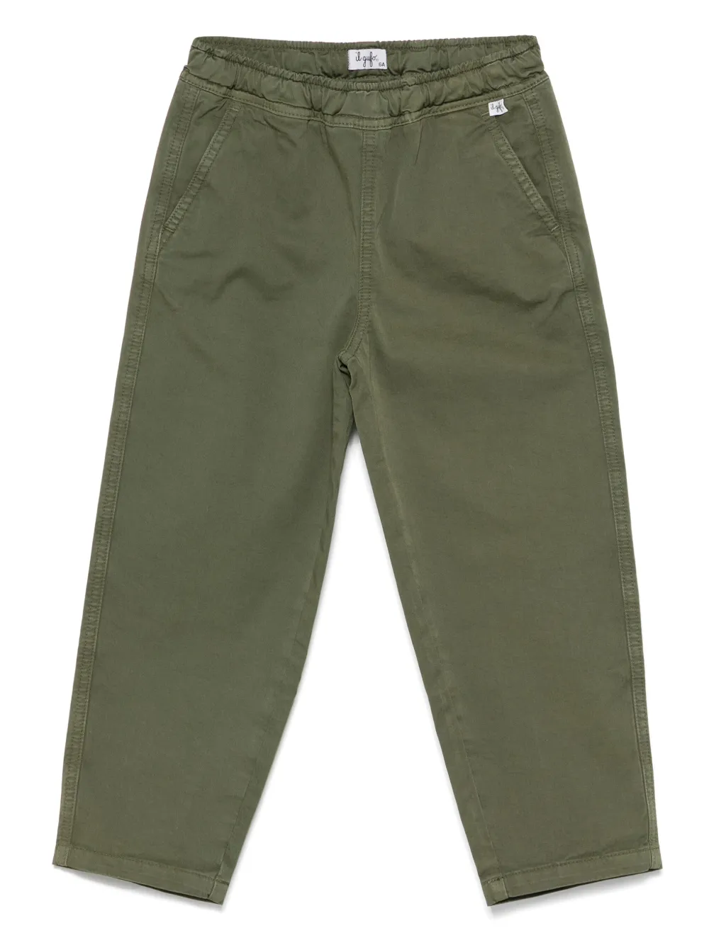 Il Gufo twill trousers | Green | Image 1