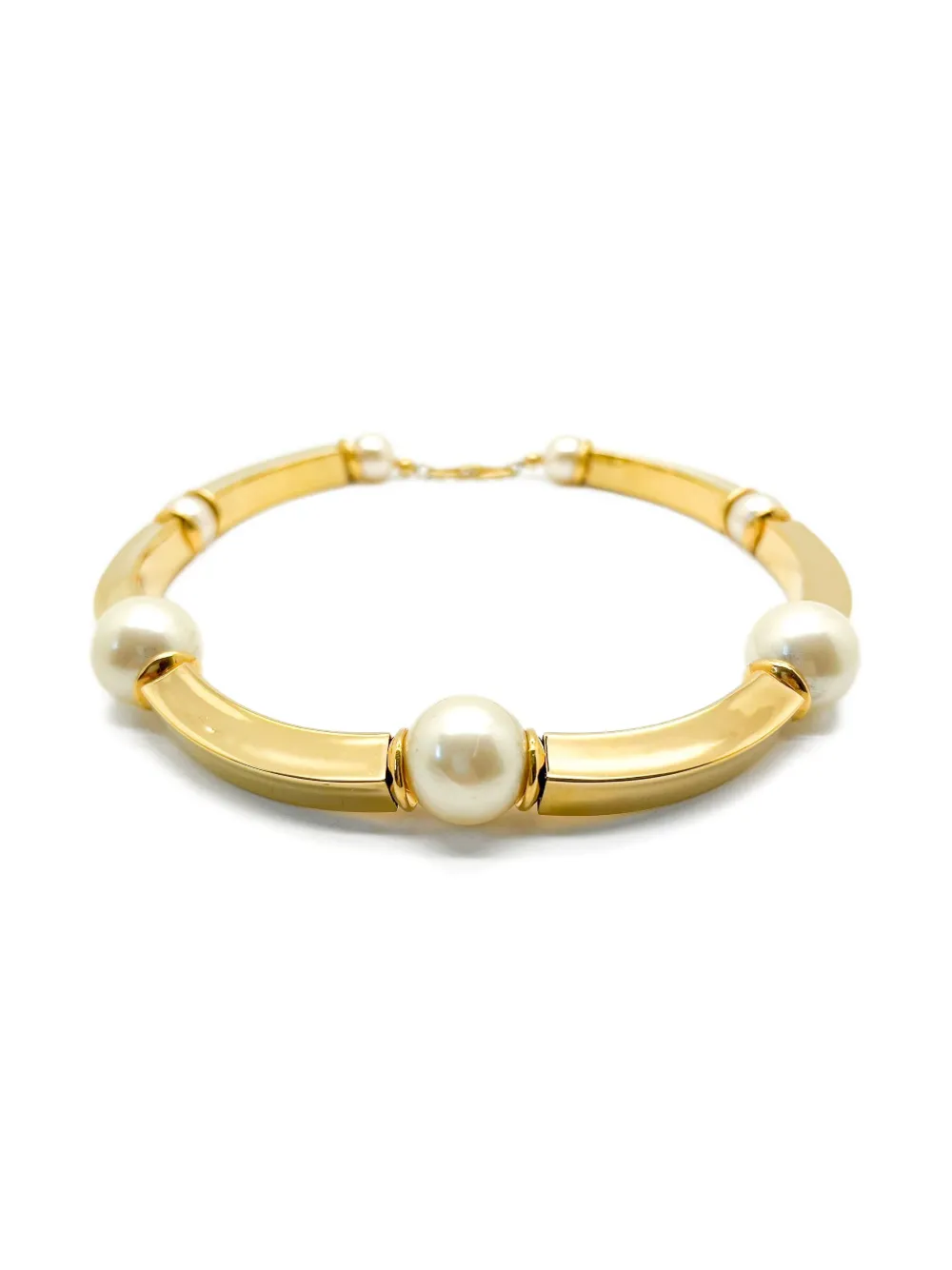 Jennifer Gibson Jewellery 1980s Napier Pearl Collar necklace | Image 2