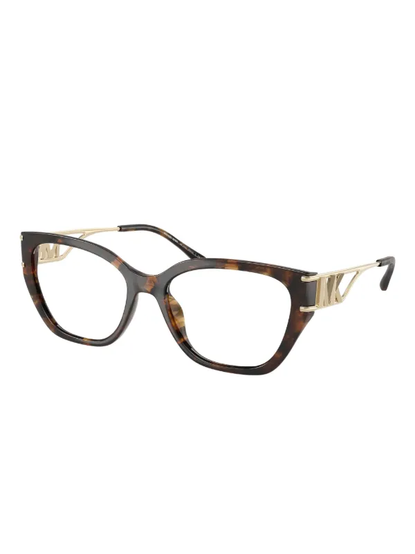 Michael Kors cat-eye Glasses Brown FARFETCH IN