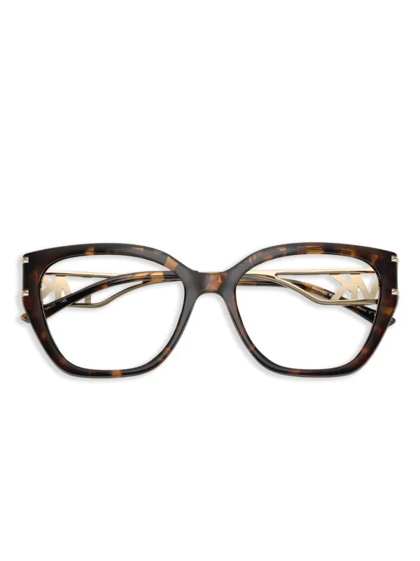 Michael Kors cat-eye Glasses Brown FARFETCH IN