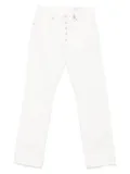 Alexander McQueen raw-cut jeans - White