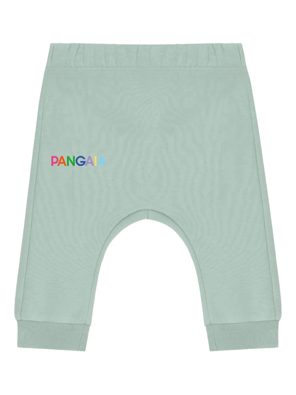 Pangaia Kids Lounge broek met geborduurd logo Groen