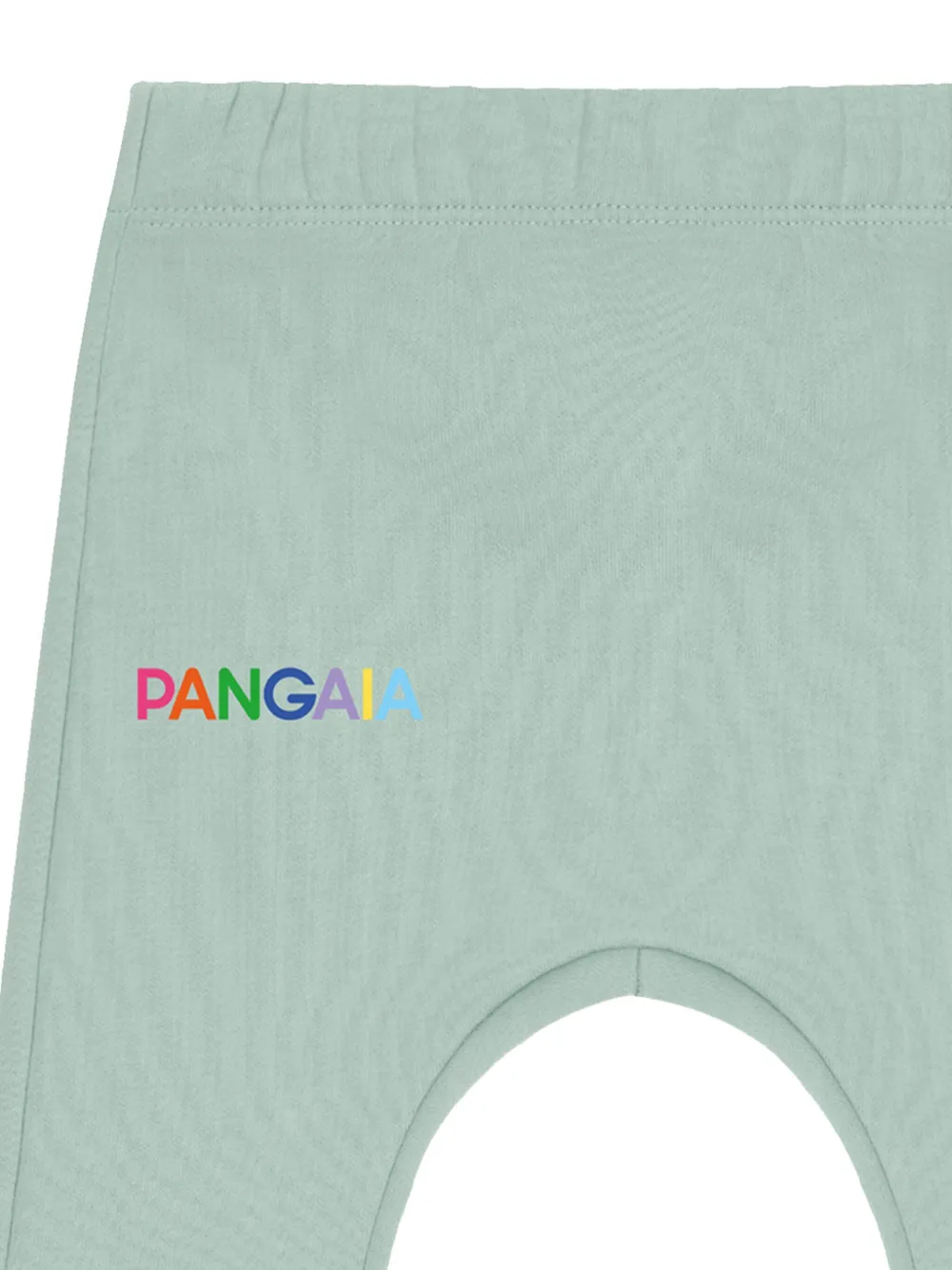 Pangaia Kids Lounge broek met geborduurd logo Groen