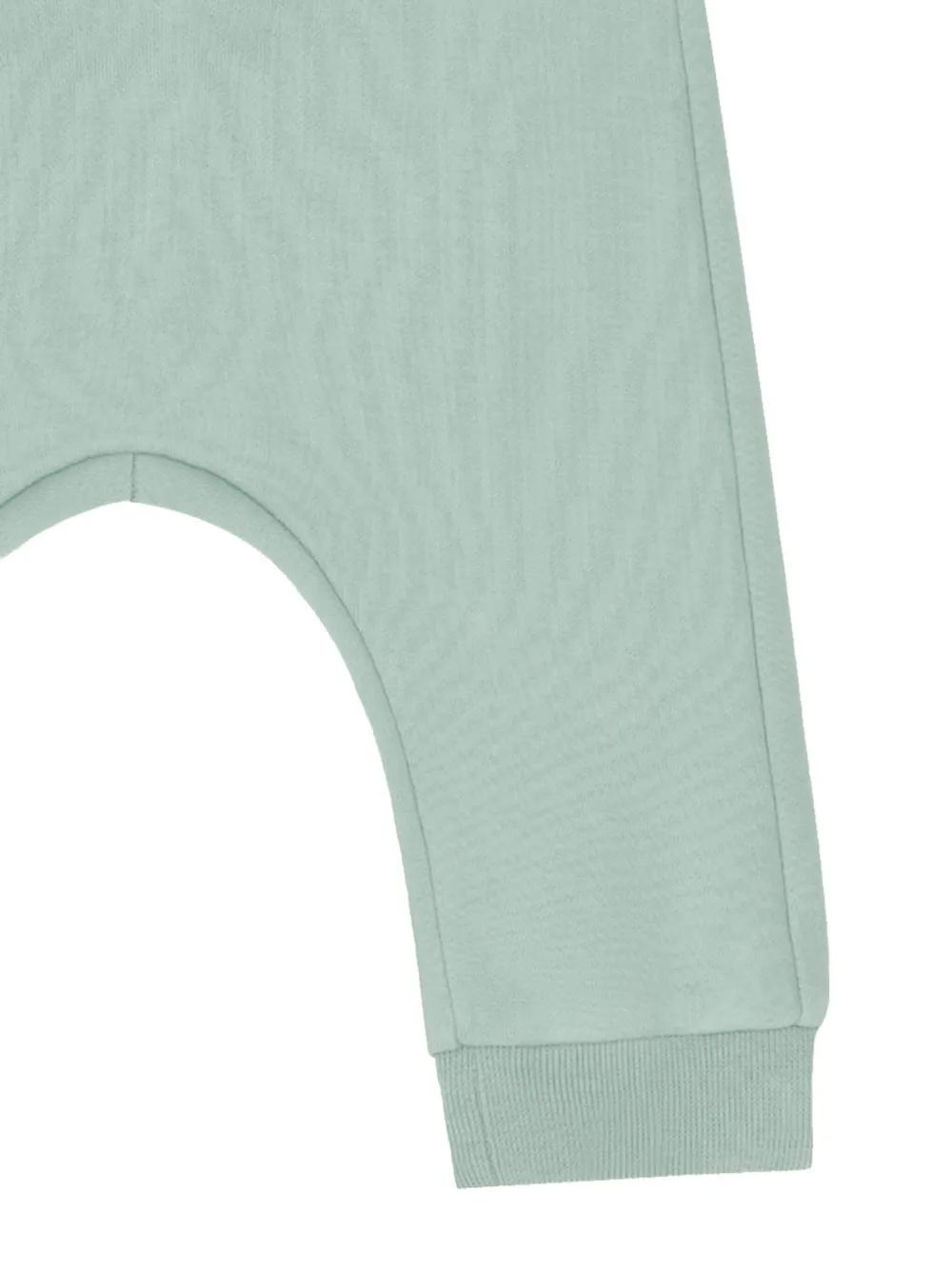 Pangaia Kids Lounge broek met geborduurd logo Groen