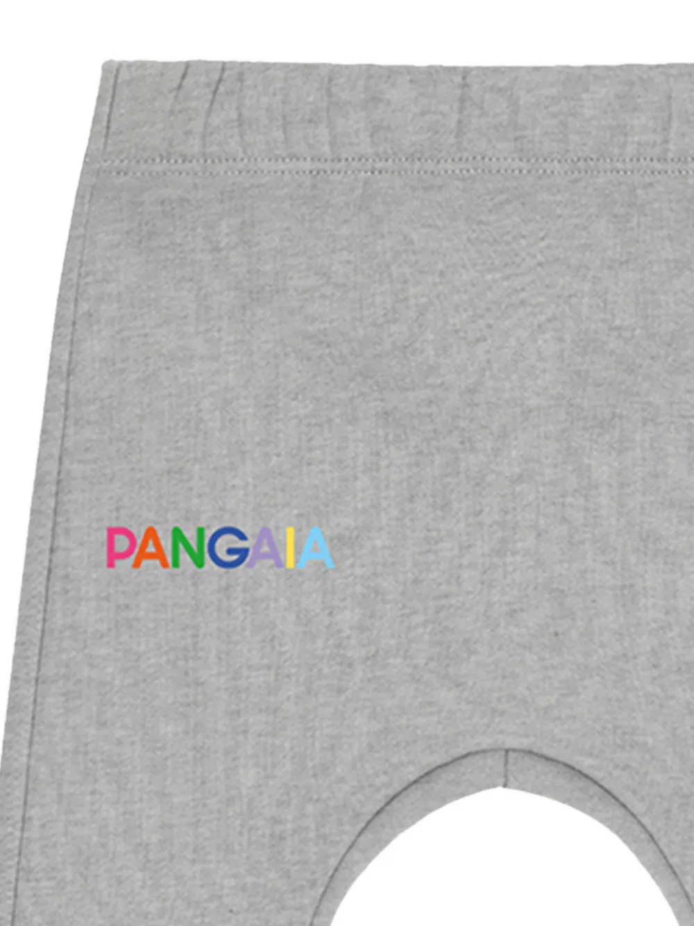 Pangaia Kids Elastische joggingbroek met trekkoord Grijs