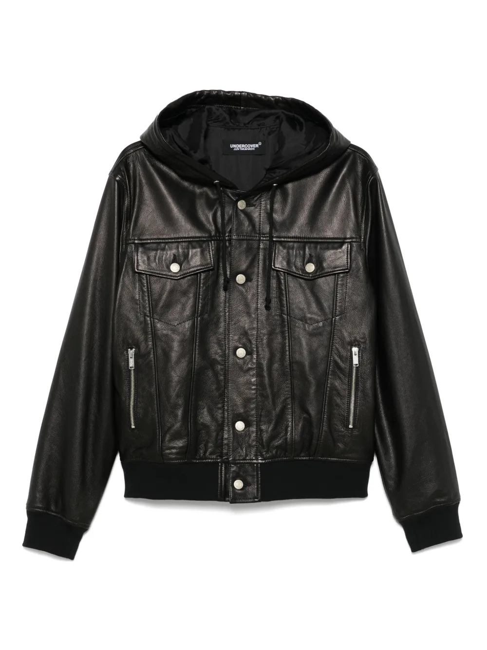 Undercover leather jacket | Black | Image 1
