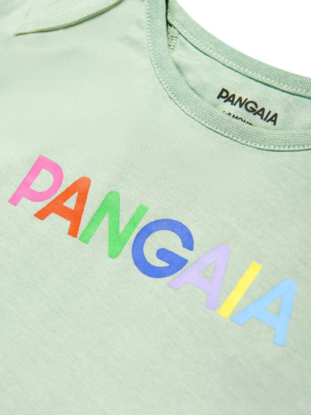 Pangaia Logo-print T-shirt In Green