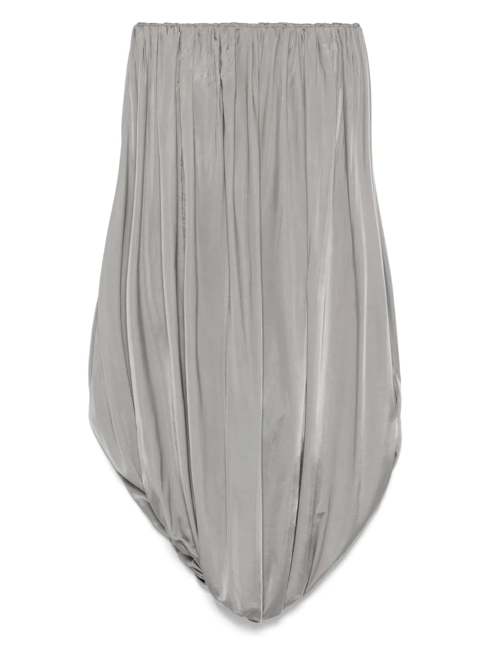 The Attico vestido corto con diseño drapeado | gris | Image 1