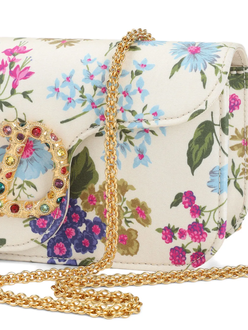 Valentino Garavani Loco VLogo clutch Wit