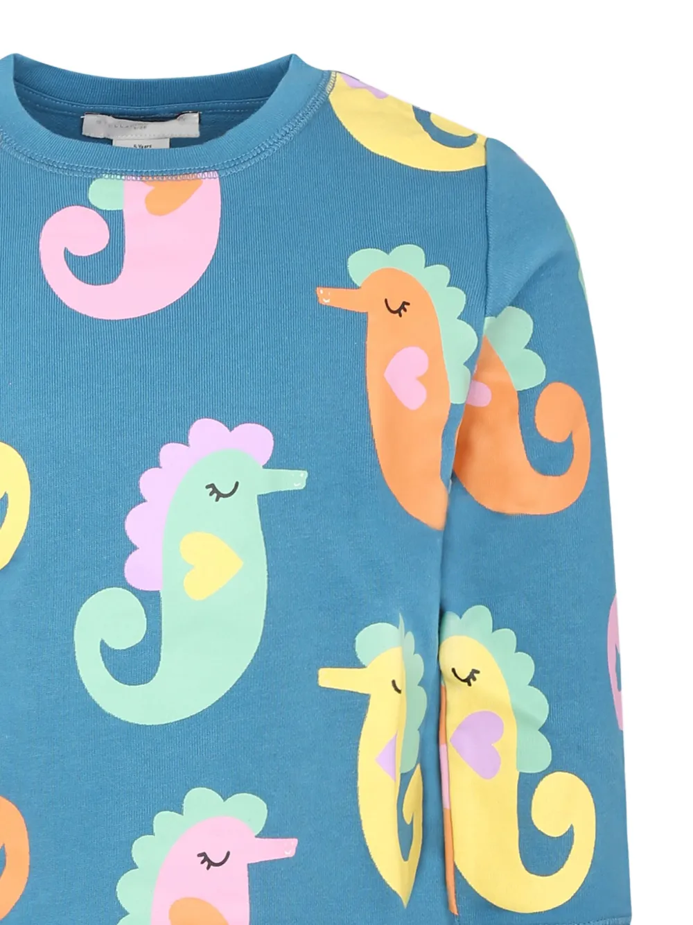 Stella McCartney Kids Sweater met print Blauw