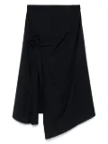 Tibi front-tied maxi skirt - Blue