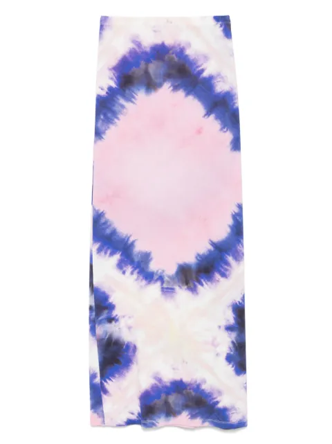 Rabanne tie-dye maxi skirt