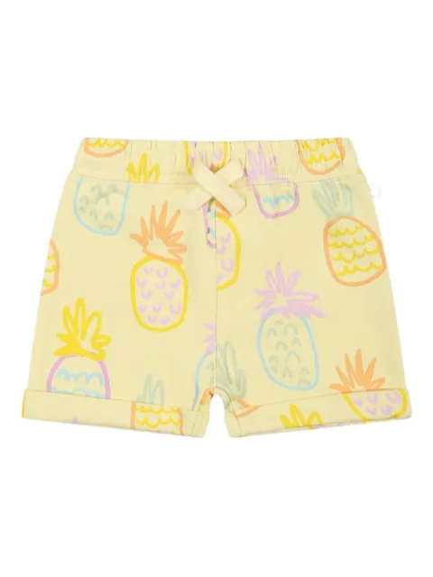 Stella McCartney Kids shorts con motivo de piña