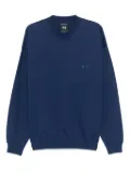 Y-3 french-terry sweatshirt - Blue