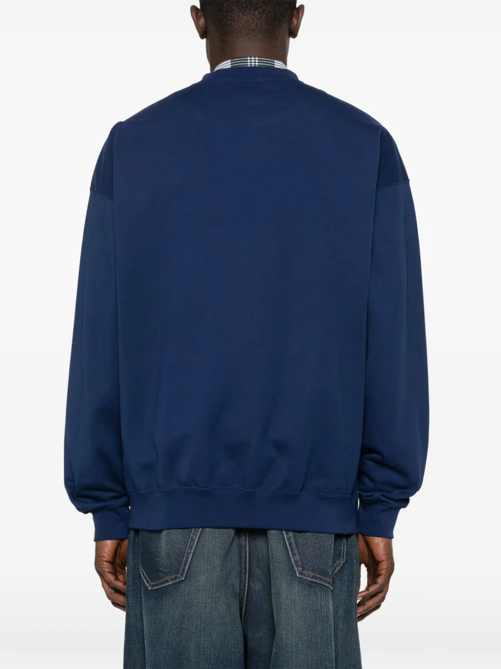 Y-3 Badstof sweater Blauw