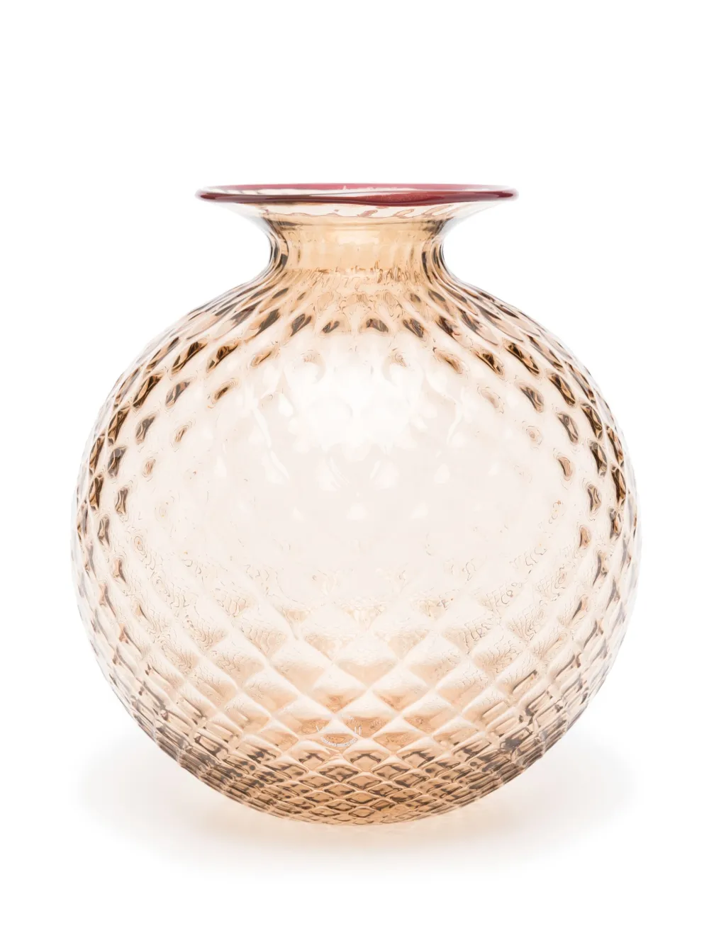 Venini Monofiori Balloton vase (21,5cm) | Brown | Image 1