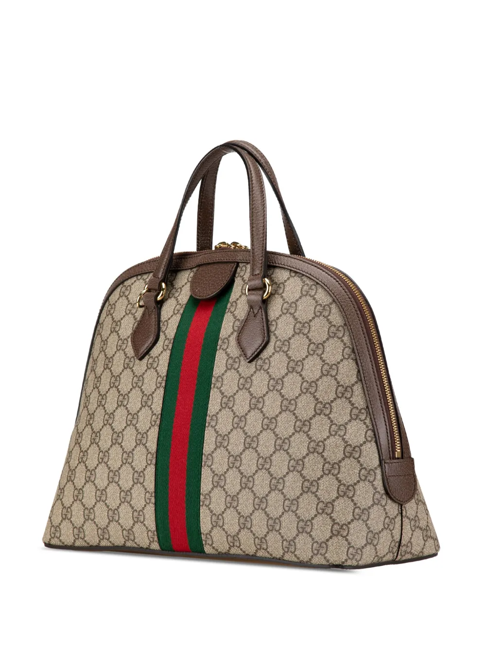 Gucci Pre-Owned 2016-present Medium GG Supreme Ophidia Web satchel | Pre-Owned | Image 2