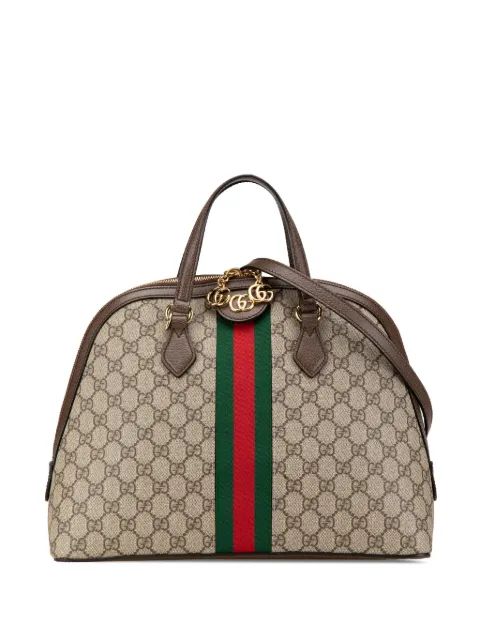 Gucci Pre-Owned 2016-present Medium GG Supreme Ophidia Web satchel