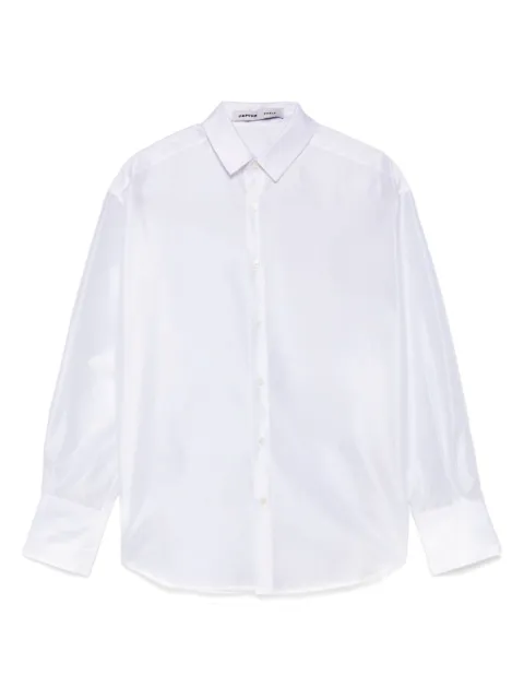 Carven camisa de tafetán traslúcida