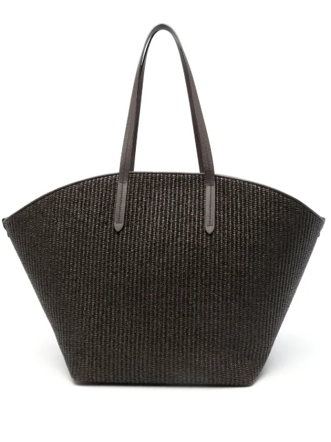Brunello Cucinelli raffia tote bag 