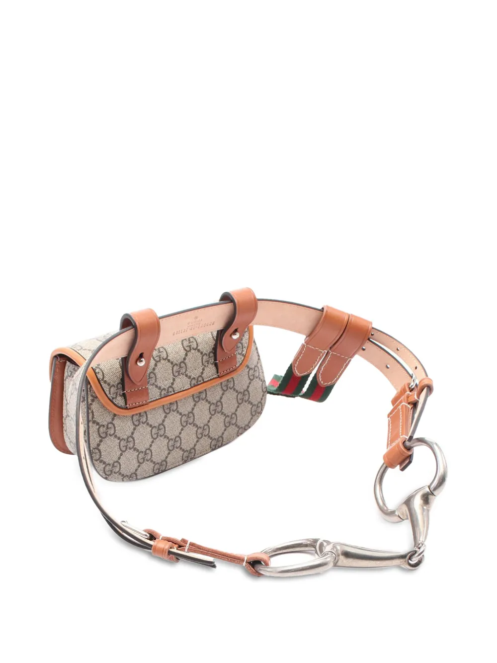 Gucci Pre-Owned 2016-2024 Mini GG Supreme Web Bamboo 1947 belt bag | Pre-Owned | Image 2