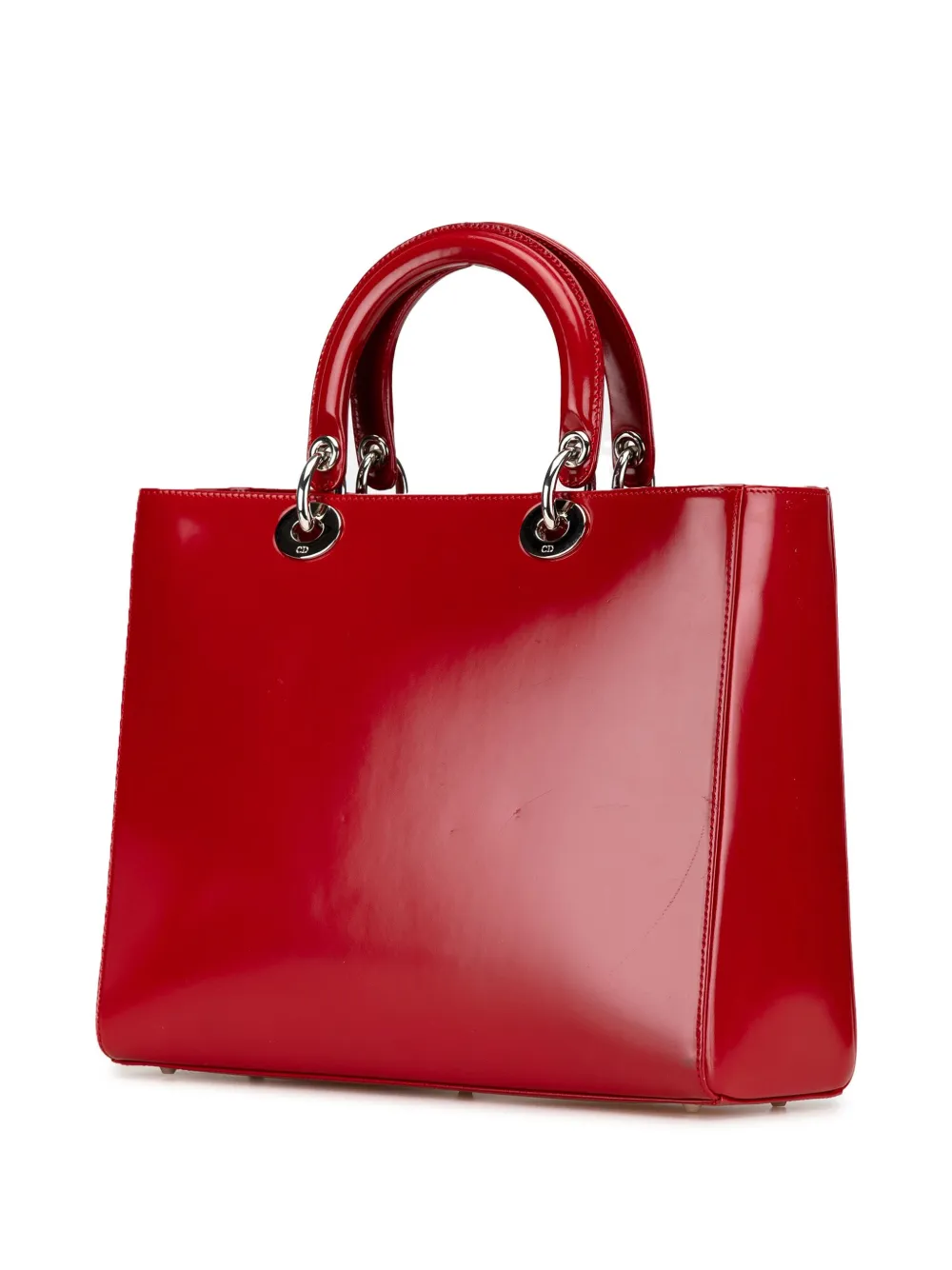 Christian Dior Pre-Owned 1997 Large Patent Lady Dior satchel | Pre-Owned | Image 2