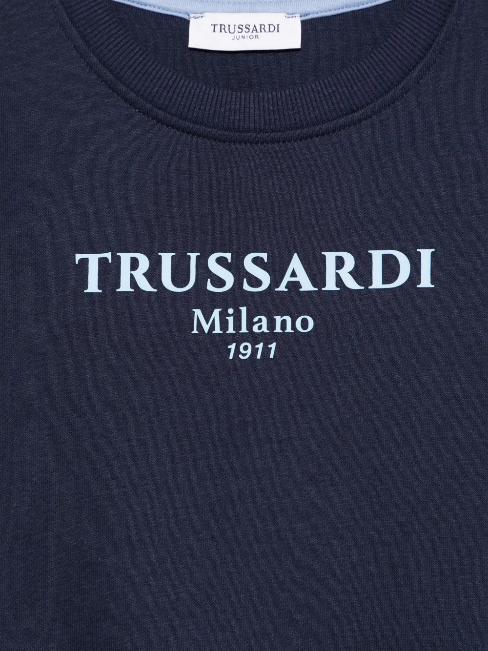 TRUSSARDI JUNIOR Sweater met logo-reliëf Blauw