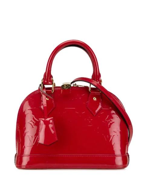Louis Vuitton Pre-Owned bolsa satchel Monogram Vernis Alma BB 2013