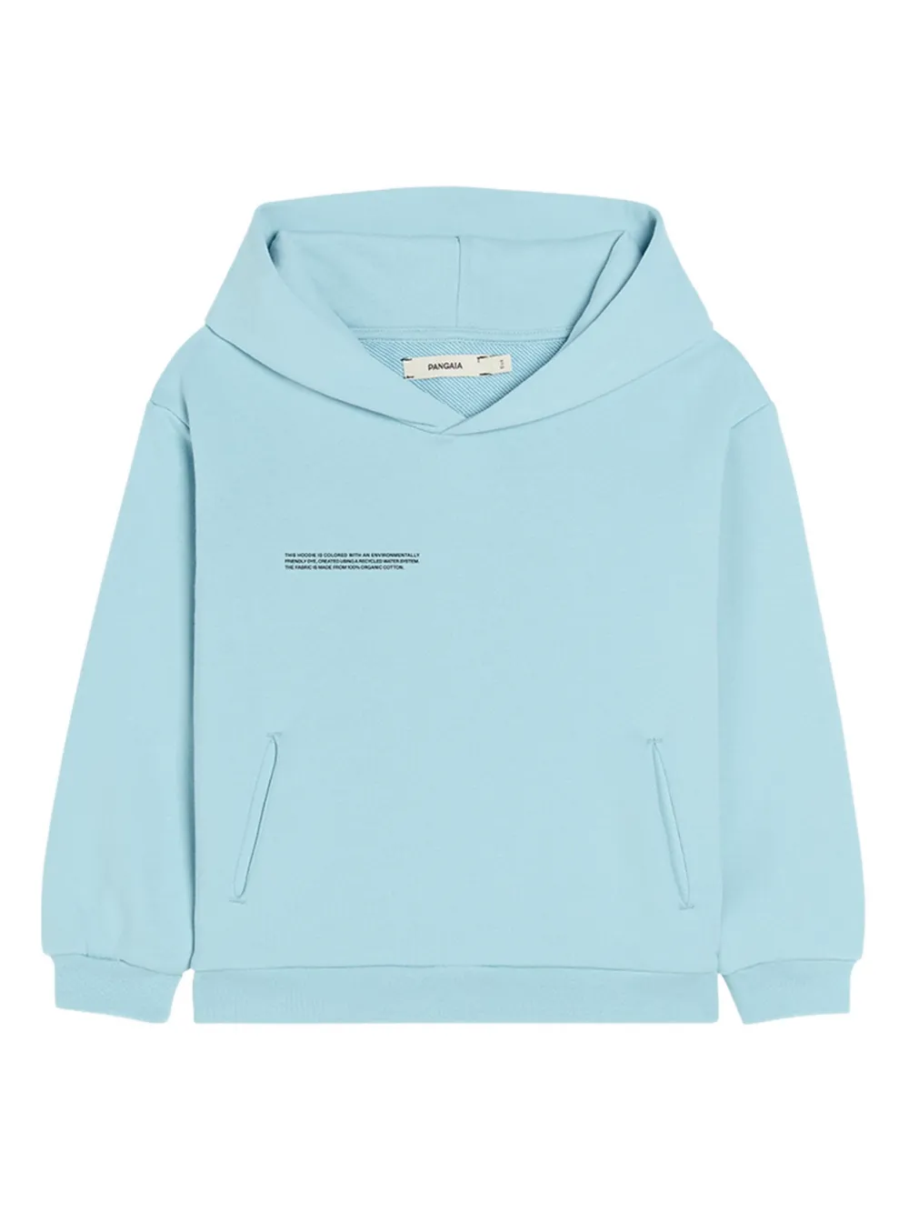 Pangaia Kids text-print hoodie | Blue | Image 1